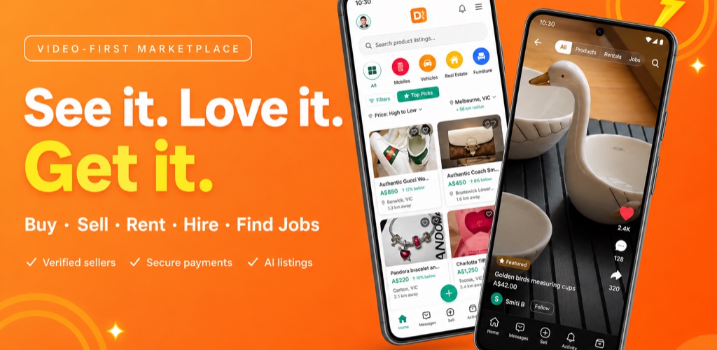 Deal Once — See it. Love it. Get it. Video-first marketplace.