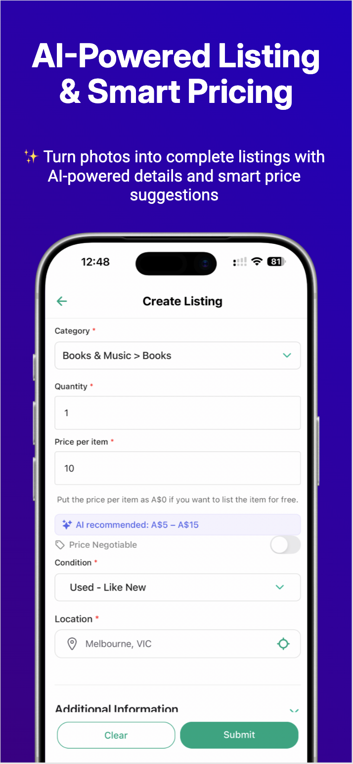 Deal Once - AI-Powered Smart Listings